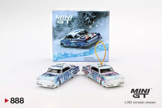 Mini Gt 1/64 Lincoln Capri Crăciun Hot Rod de Tim Sadchikov Ediție Limitată 2024 Mgt00888-l
