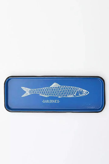 Enamel Platter Sardines 35x13cm