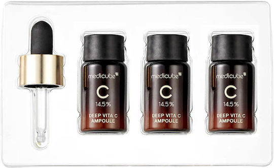 Medicube Deep Vita C Anti-aging Ampoule Face Serum with Vitamin C for Brightening 3x10gr