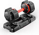 inSPORTline Dumbbell 1x 24.5kg with Stand