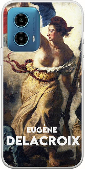 Eugene Delacroix Motorola Moto G34 5g Flexible TPU Transparent Silicone