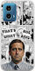Tv Quotes Michael Scott Motorola Moto G34 5g Flexible TPU Transparent Silicone