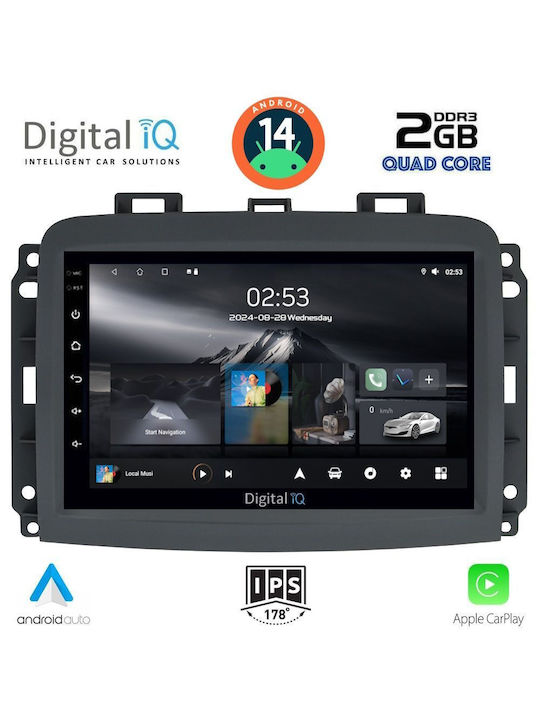 Digital IQ Автомобилна Аудио Система (Блутут/USB/AUX/WiFi/GPS/Apple-Carplay/Android-Auto) с Тъчскрийн 10"
