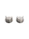 Grace Baza șinei pentru perdele Perete din Metal Argintiu 2buc
