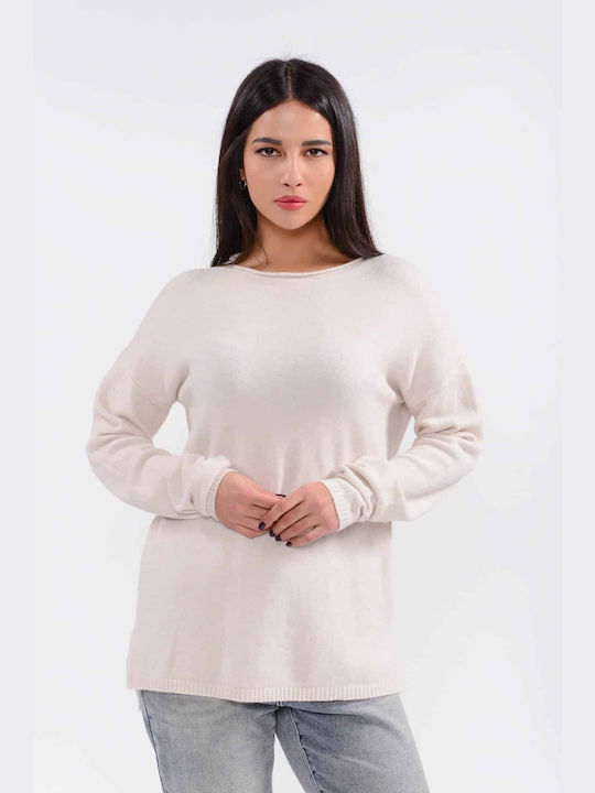 Doretta Damen Pullover Beige