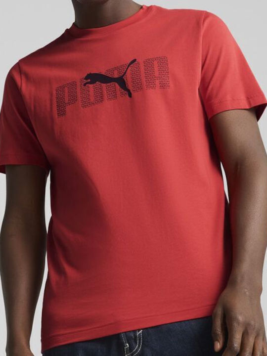 Puma Short Sleeve Blouse Red