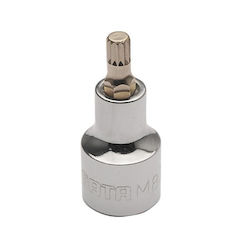 Sata Битов ключ с Spline връх и Квадратно Гнездо 1/2'' Размер M14 1бр Sata Битов ключ с Spline връх и Квадратно Гнездо 1/2'' Размер M14 1бр