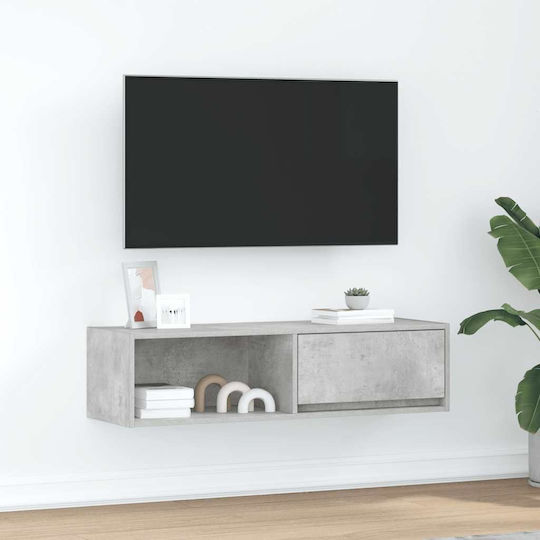 TV-Ständer Grau M100xP31xH25.5cm
