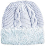 Verde Beanie Γυναικείος Σκούφος Πλεκτός σε Γαλά...