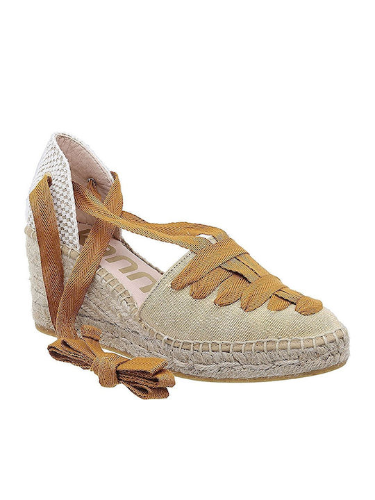 Kanna Platforme Dama În Stil Espadrile Maro