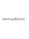 Grace One-Way Metallic Curtain Track Silver 300cm