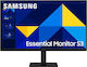 Samsung Essential S3 S30GD IPS Монитор 24" FHD 1920x1080 с Време за Реакция 5мс GTG