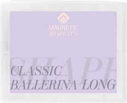 Magnetic Nail Design Form Tips Νυχιών σε Ροζ Χρώμα 120τμχ 150607