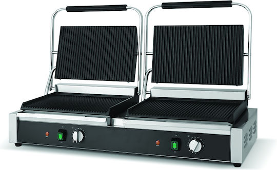 Karamco Profesional Sandwich Maker cu Suprafețe Netede cu Suprafețe Ondulate 4200W Pg812d