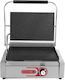 Karamco Commercial Sandwich Maker with Cast iron Ribbed Top and Ribbed Bottom 2200W