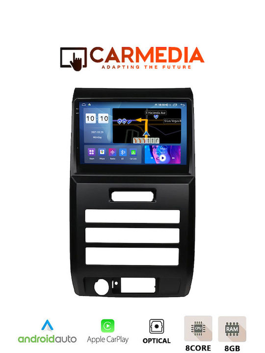 Carmedia Car Audio System for Ford Raptor 2004-2014 (Bluetooth/USB/AUX/WiFi/GPS/Apple-Carplay/Android-Auto) with Touch Screen 9.5"