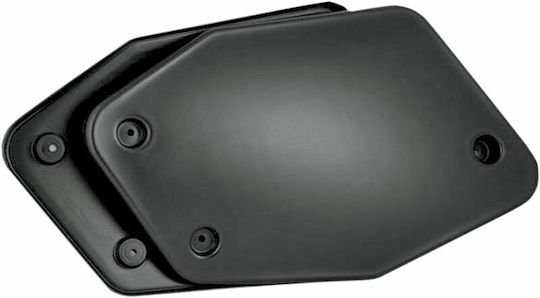 Пластмасова номерна табела Rox Speed Fx 1rnp-n/bu черна 2 броя