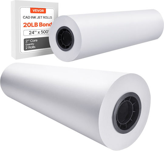 Vevor Χαρτί Ρολό x 500m 80gr/m²