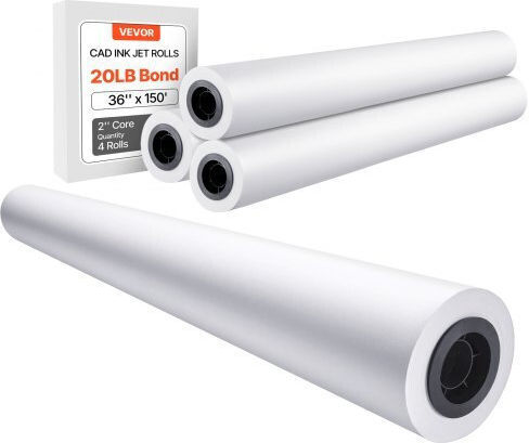 Vevor Χαρτί Ρολό x 150m 80gr/m²