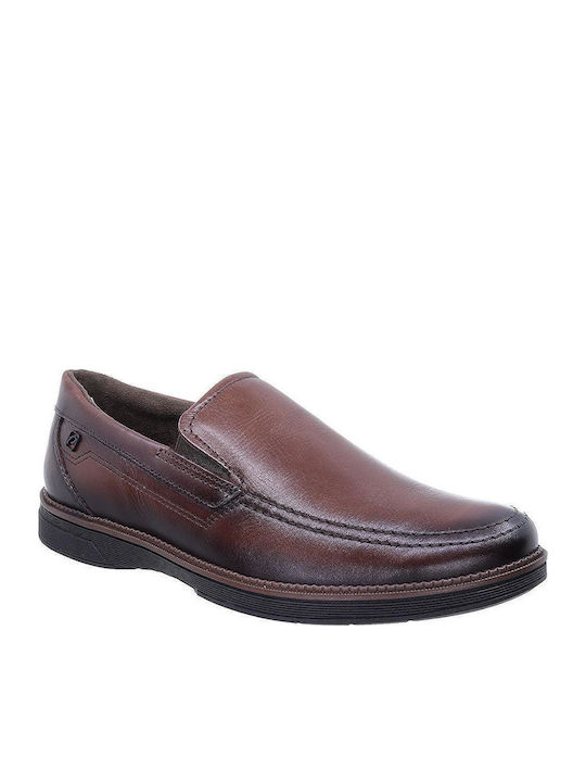 Pegada Men's Leather Moccasins Tabac Brown