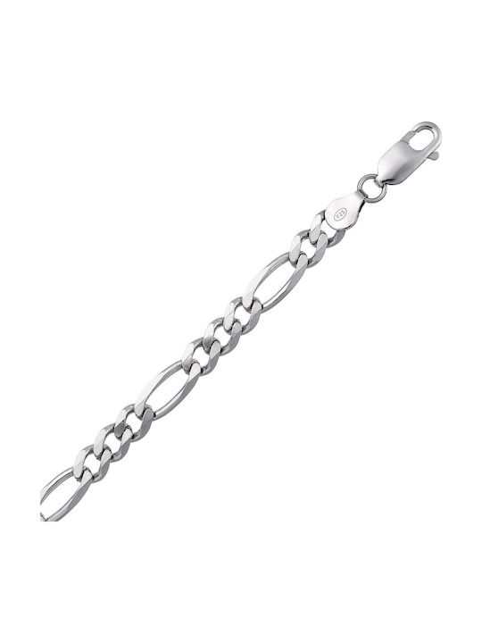 Croma Catene Silver Chain Neck Thin Thickness 5.7mm and Length 70cm