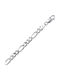 Croma Catene Silver Chain Neck Thin Thickness 5.7mm and Length 65cm