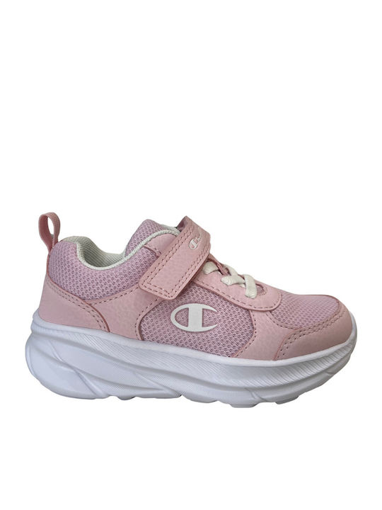 Champion Kids Sneakers with Scratch Pink
