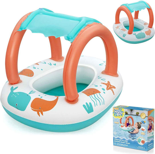 Bestway Swimtrainer Swim Ring Length 78cm With White Sunshade