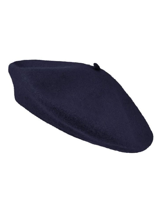 Stamion Wool Women's Beret Hat Blue