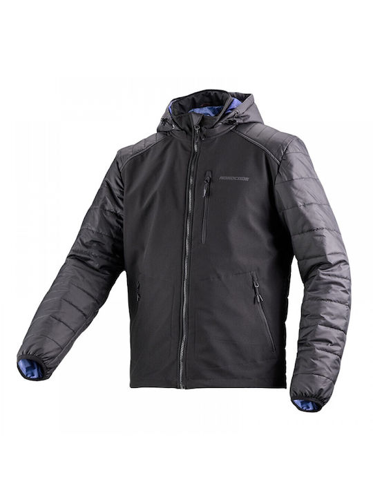 Nordcode Quartz Winter Herren Motorradjacke Schwarz