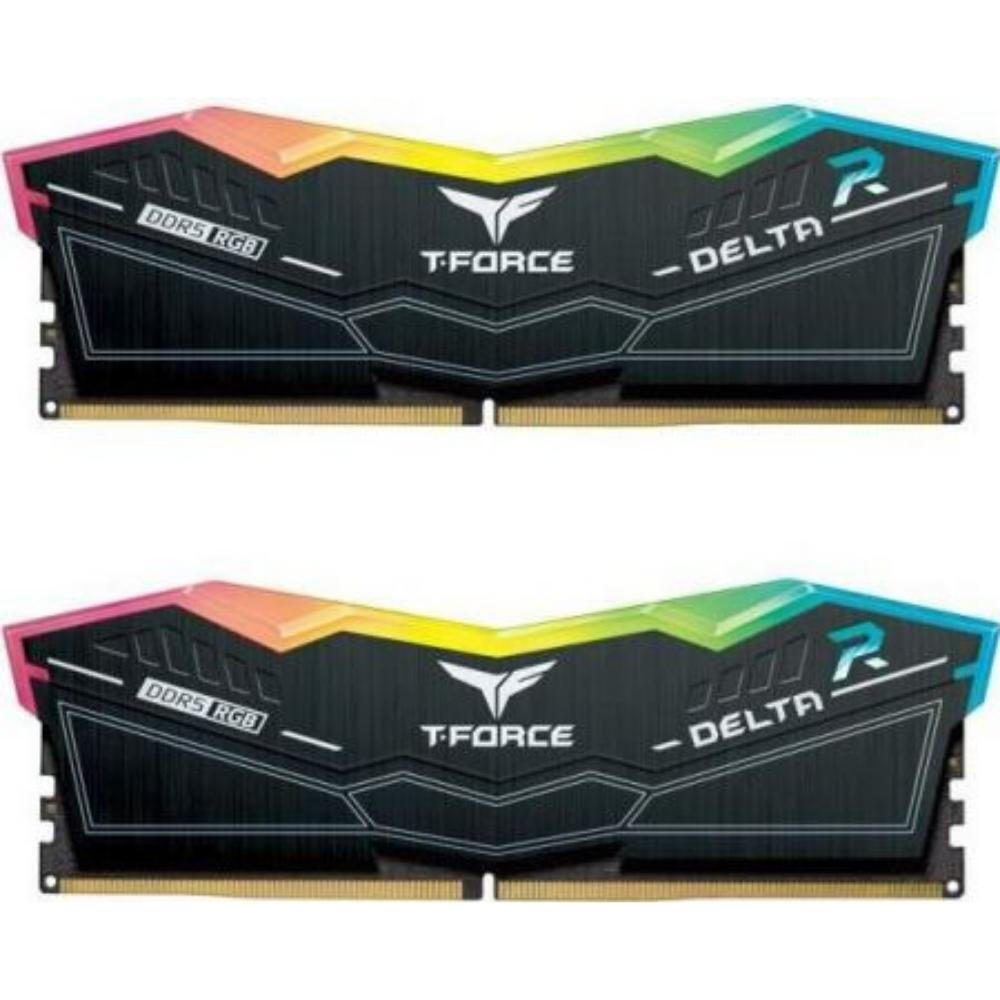 TeamGroup T-Force Delta RGB 32GB DDR5 RAM με 2 Modules (2x16GB) και Ταχύτητα 6000 για Desktop