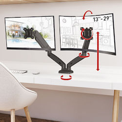 Barkan M142P Monitor Stand Desk Mounted up to 29"