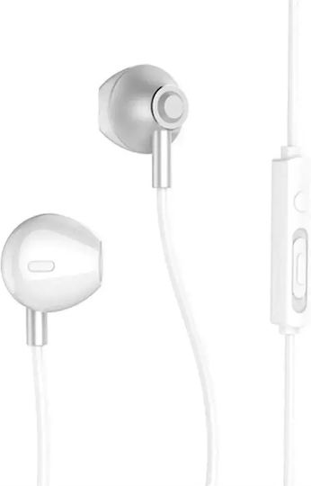 Remax RM-711i Earbuds Handsfree Earphones with Lightning Plug White