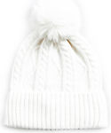 Verde Pom Pom Beanie Γυναικείος Σκούφος Πλεκτός...