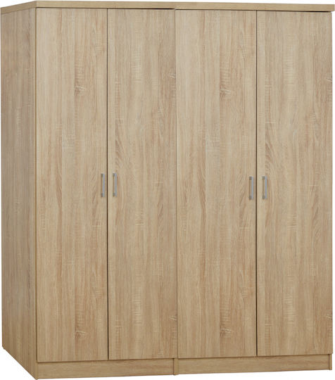 Четири врати Гардероб Sonama 160x42x181см