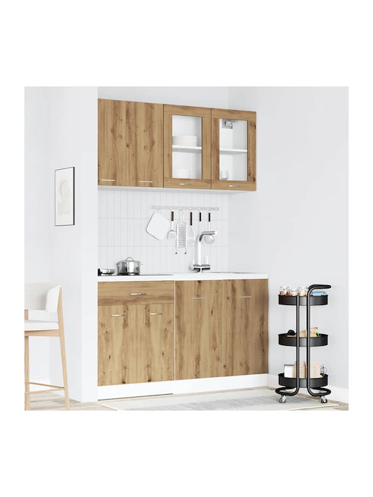 Комплект Кухненски Шкафове Висящи и Подови Coffee 80x46x81бр