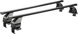 Menabo Steel Car Roof Bars for Suzuki Splash Nissan Note 5D 2008+ Black Menabo Steel Car Roof Bars for Suzuki Splash Nissan Note 5D 2008+ Black