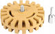 Rubber Disc Removing Glue From Rims Flower 100mm + Adapter Drill