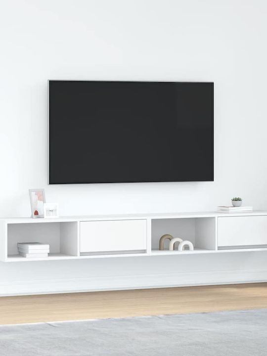 TV Stand White 100x31x25.5cm