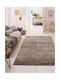 Madi Fuzzio Shaggy Bedroom Rugs Set Mink 3pcs