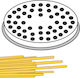 Strainer Nozzle Making Bigoli Pasta Thick Strands 22 Holes Diameter 3 Mm Mpf2.5/4 Hendi 229347