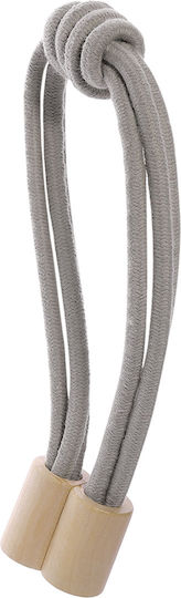 Grace Tie-Back Magnetic din Țesătură Gri 1buc