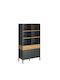 Bibliothek Beril Gray 90x42x170cm