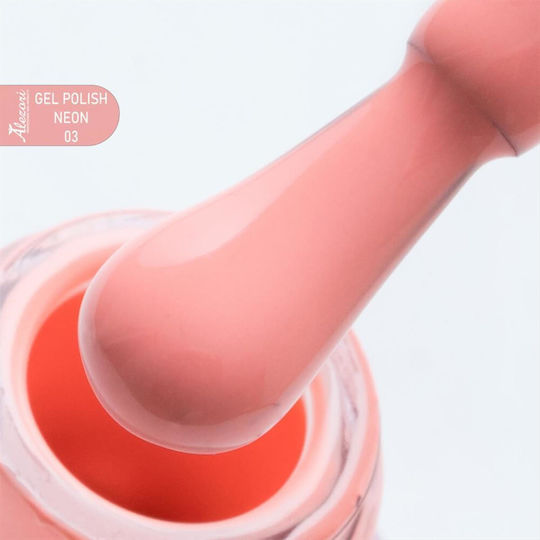 Alezori Neon Halb-permanenter Nagellack 03 15ml 1Stück