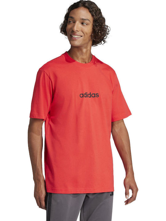 Essentials Linear T-shirt Κόκκινο