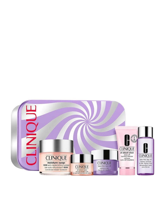 Clinique Clean Skin for The Win Hautpflegeset für Feuchtigkeitsspendend & Gesichtsreinigung 5Stück