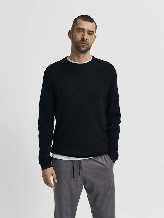 Selected Homme Long Sleeve Sweater Black