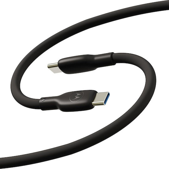 Motorola USB 2.0 Cable USB-C male - USB-C 100W Black 2m (SJCS0CCB20ET1-EU-BK)