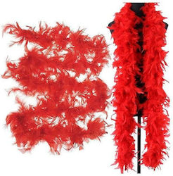 Feather Boa 180cm Red