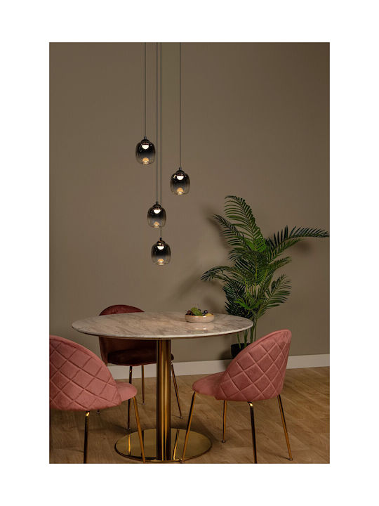 Lucide Lightning Tamino Pendant Light Black 36x36cm